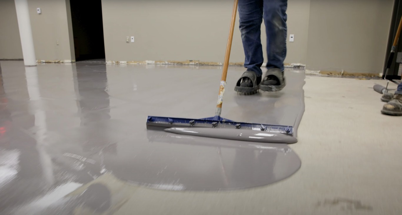 Commercial concrete floor coating service in Fairfield, OH